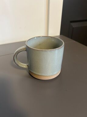 Indigo Dipped Ceramic Sagebrush Green Stoneware Mug